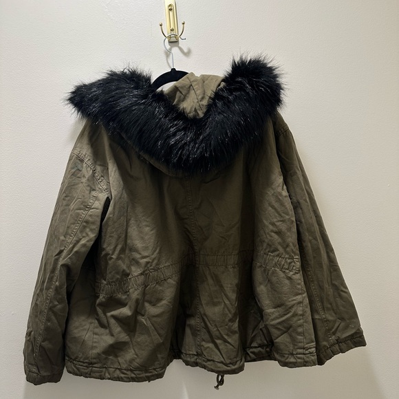 AMERICAN EAGLE MILITARY PARKA JACKET - Picture 4 of 5